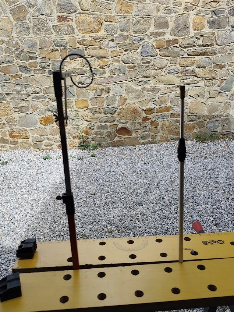 Support/pied canne à pêche (lot de 2), Sports nautiques & Bateaux, Pêche à la ligne | Général, Enlèvement, Utilisé