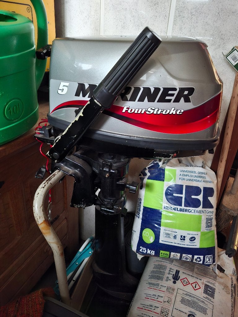 Buitenboord bootmotor Mariner, Ophalen, Gebruikt, 5 tot 10 pk, Viertaktmotor