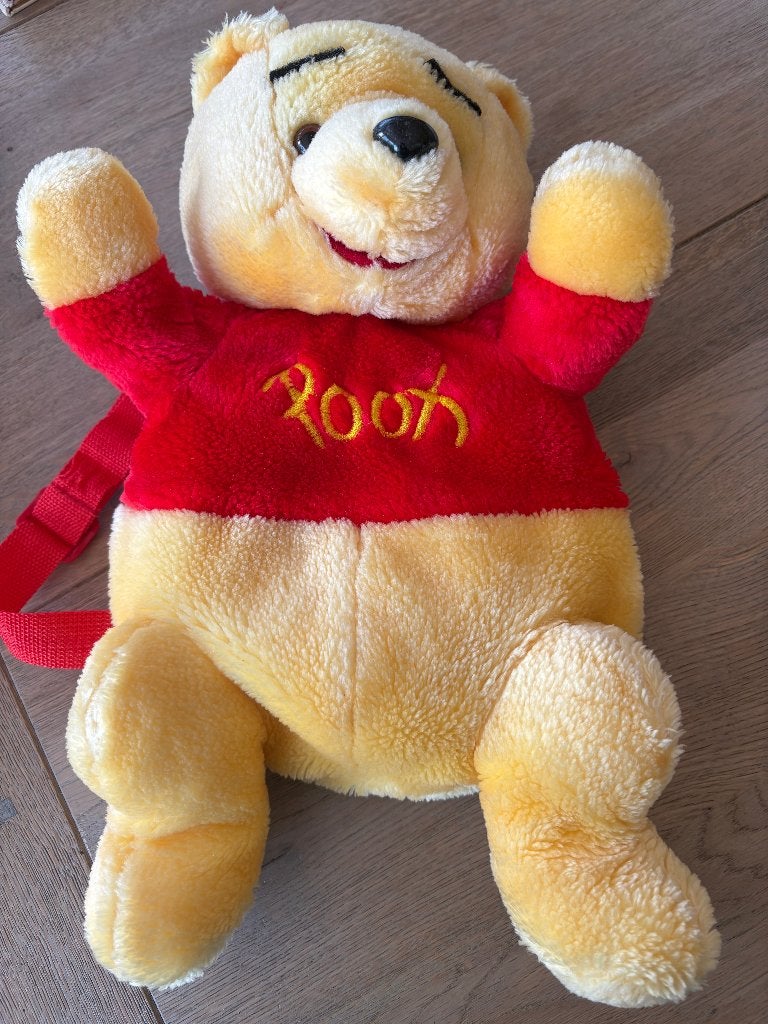 Vintage Fashy Disney Winnie de Poeh Pluche Rugzak, Verzamelen, Ophalen of Verzenden, Winnie de Poeh of vrienden, Zo goed als nieuw