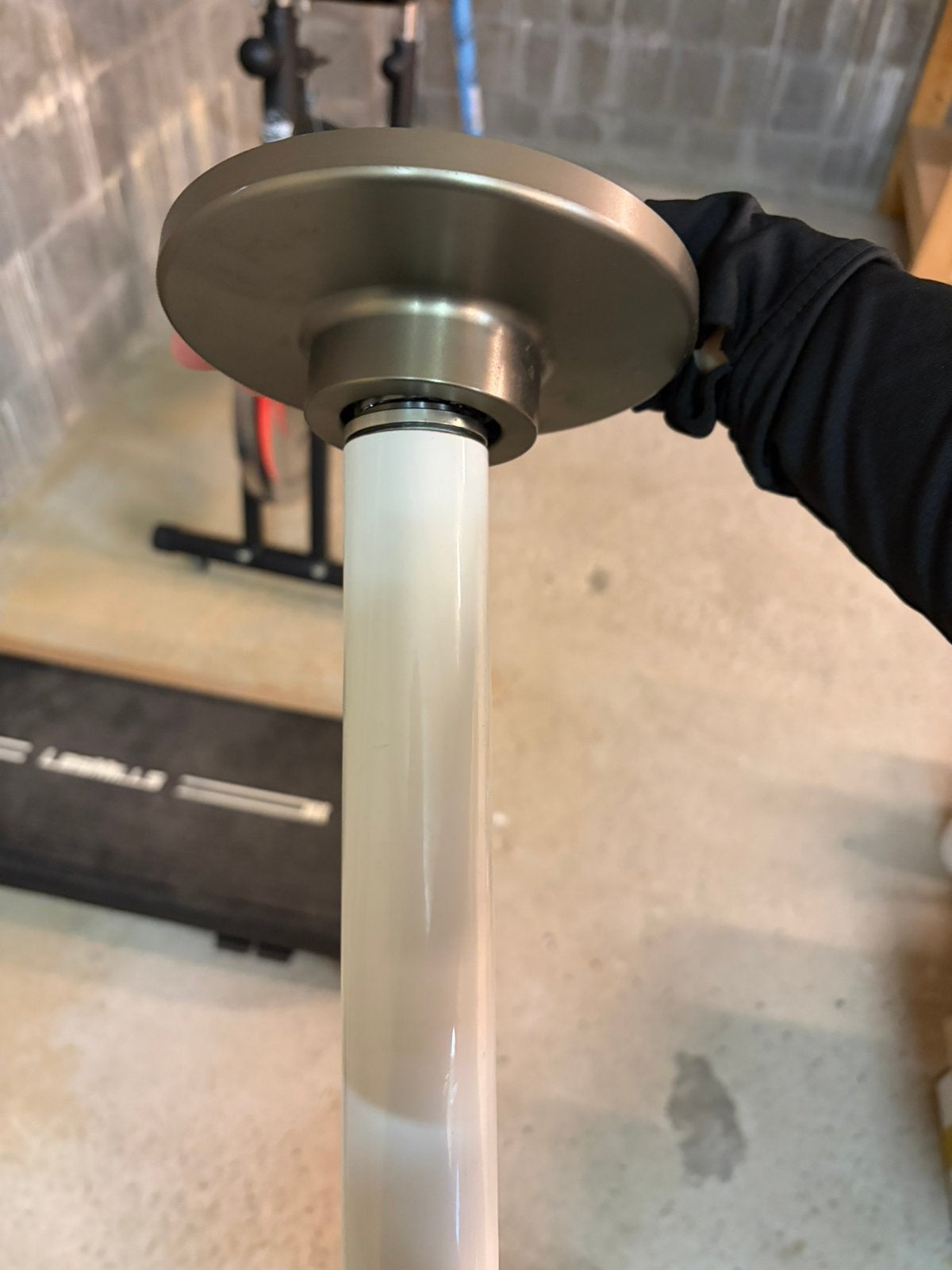 Pole 40mm White powdercoated Paaldans, Merk The Pole Italy, Ophalen, Zo goed als nieuw