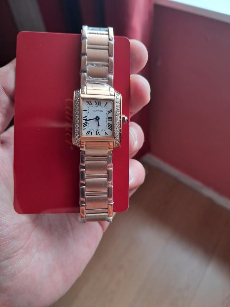Cartier horloge, Overige merken, Staal, Staal, Polshorloge