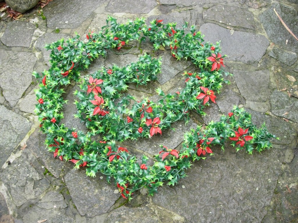 Gevlochten kerstslinger, Ophalen of Verzenden, Gebruikt