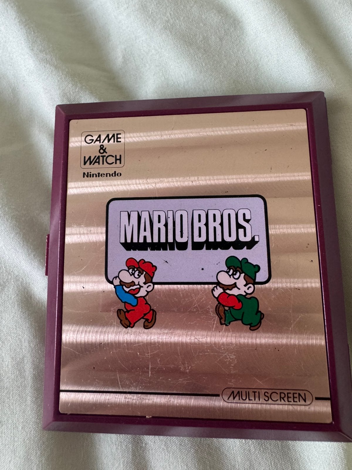 Mario Bros game and watch, Games en Spelcomputers, Spelcomputers | Nintendo Game Boy, Ophalen of Verzenden, Gebruikt