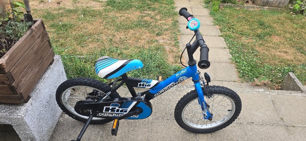 vélo 16 pouces (4 à 6-7 ans )1 m à 1,20 m, Vélos & Vélomoteurs, Diamond, Enlèvement, Utilisé, Frein à main