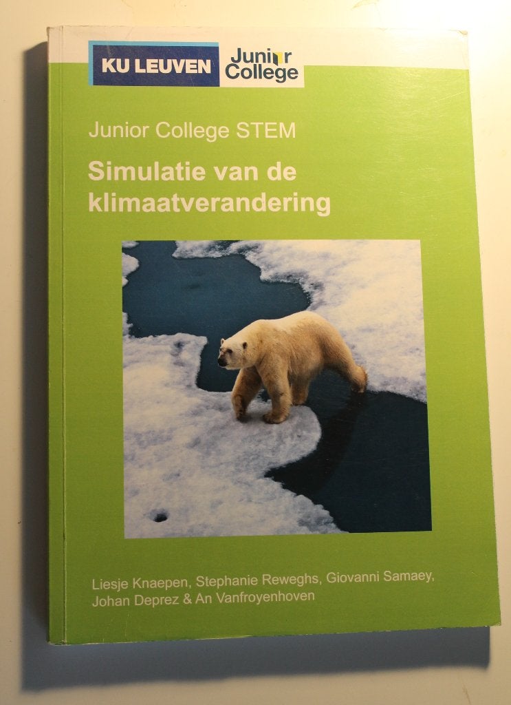 Simulatie van de klimaatverandering, Boeken, Schoolboeken, Ophalen of Verzenden, Gelezen, Wiskunde A, Liesje Knaepen e.a.