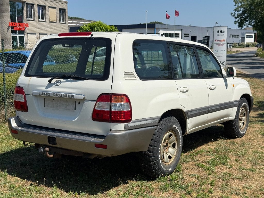 Toyota Land Cruiser HDJ100 4.2 Turbo Diesel Automaat, Auto's, Automaat, Beige, Wit, Bedrijf
