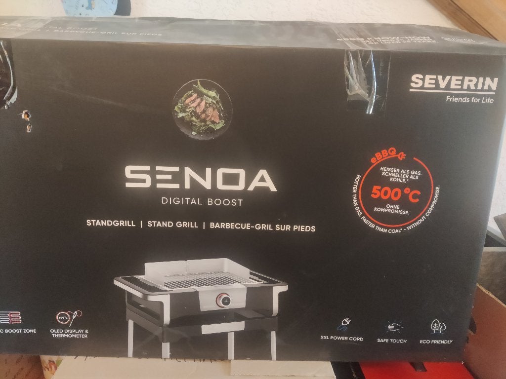 Elektrische BBQ, Enlèvement, Comme neuf, Senoa