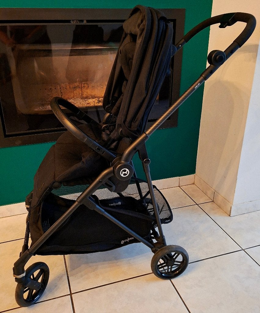 CYBEX MELIO CARBOB, Tige de poussée réglable, Poussette combi, Comme neuf, Enlèvement