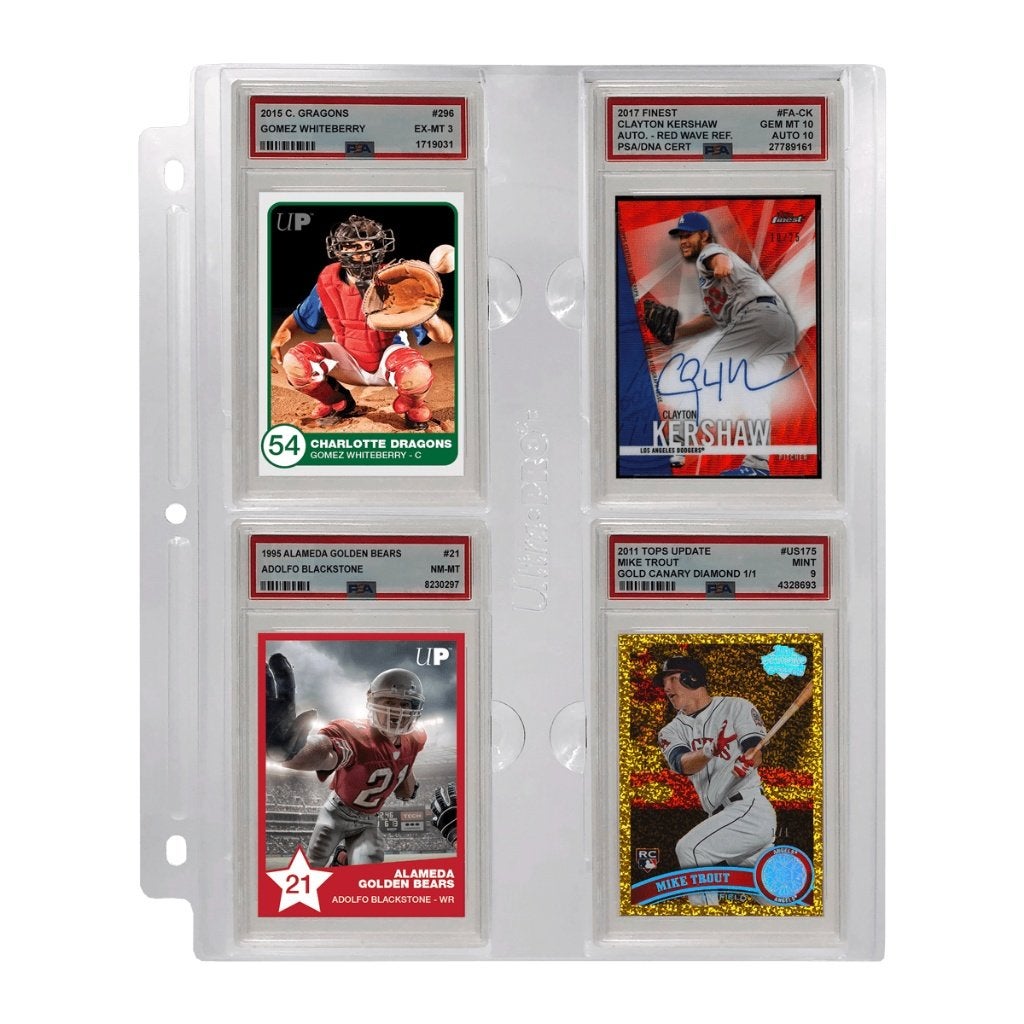 4-Pocket Pagina voor Gegradeerde PSA Slabs, Verzenden, Gebruikt