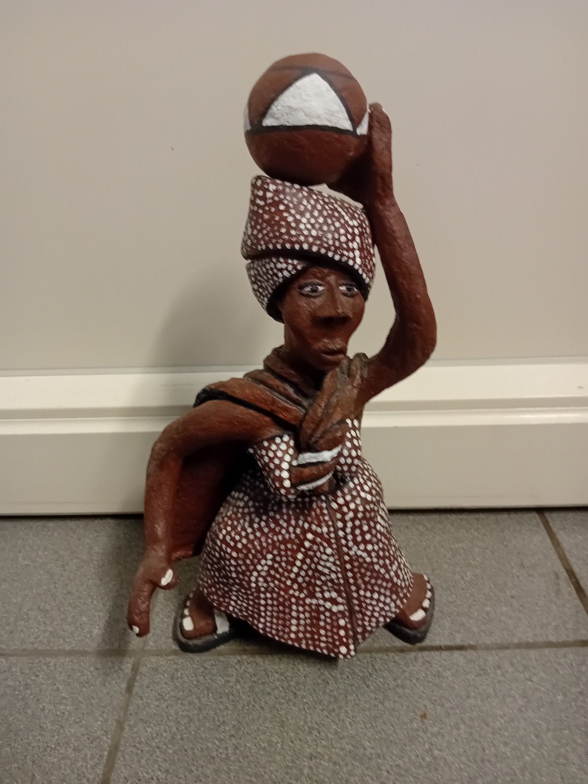afrikaans standbeeld, Ophalen, Rood, 20 - 50 cm, Beeld