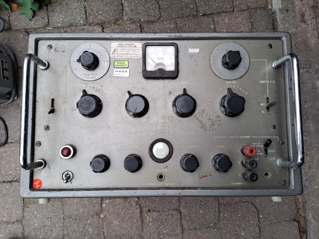 Muirhead D-890-A Oscillator, Ophalen, Gebruikt