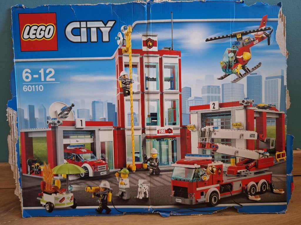 Lego City 60110 : Caserne de pompiers, City, Enlèvement ou Envoi, Lego, Ensemble complet