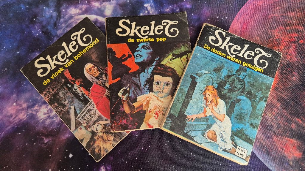 Skelet : Horror/Erotische pockets uitgeverij Schorpioen, Meerdere stripboeken, Ophalen of Verzenden, Gelezen