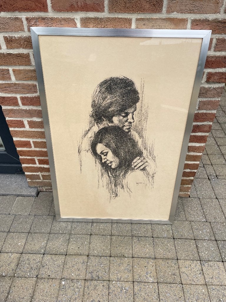Pentekening, Ophalen, Tekening, Pentekening, Met ophangsysteem
