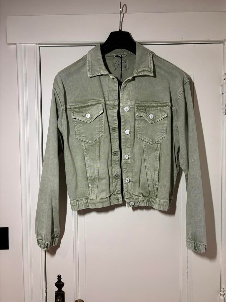 Guess : dames jeans vest, Ophalen, Nieuw, Maat 36 (S), Groen
