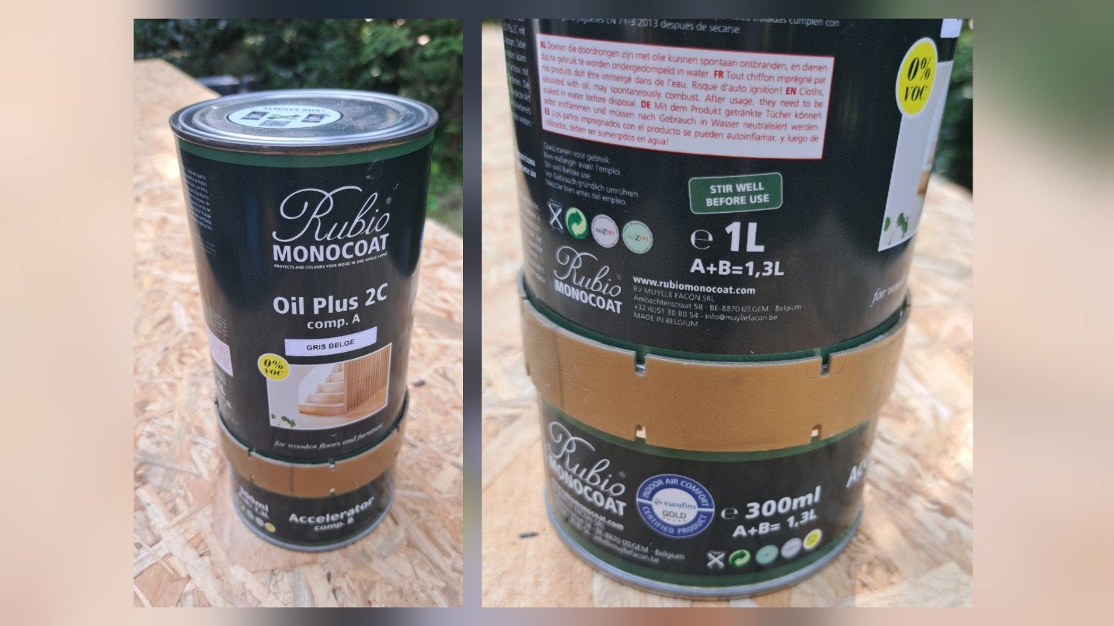 Rubio Monocoat Oil Plus 2C Gris Belge, Ophalen of Verzenden