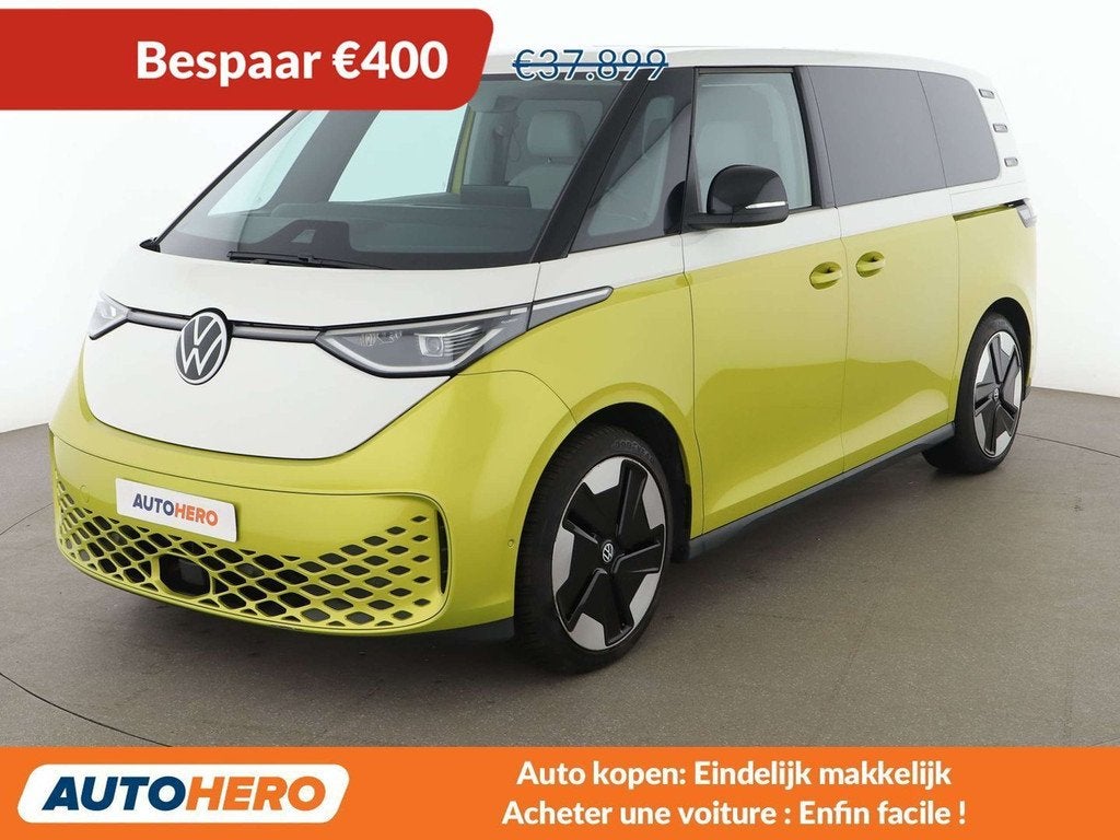 Volkswagen ID. Buzz electric drive 150 kW (bj 2023), Auto's, Volkswagen, Automaat, Achterwielaandrijving, Gebruikt, Beige