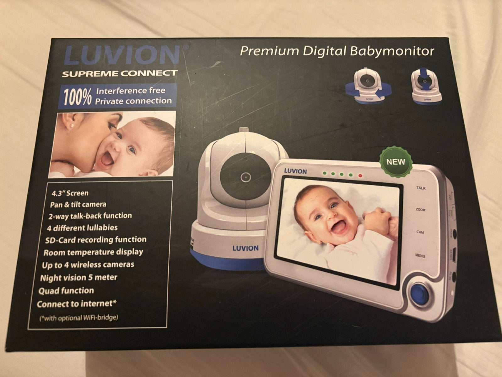 Luvion supreme connect babyfoon met camera, Ophalen, Zo goed als nieuw, Camera
