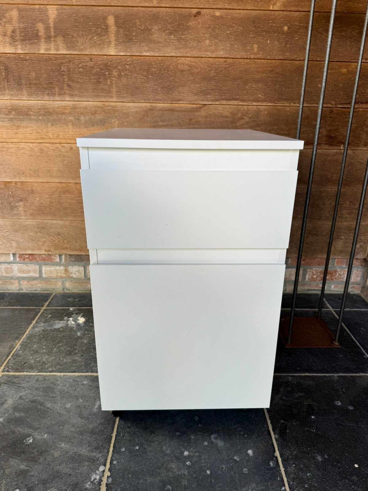 Witte rolkast met lade en deur - 45 x 50 x 65 cm, Ophalen, Zo goed als nieuw