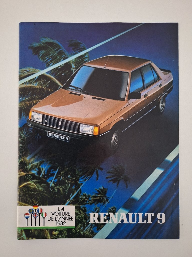 Renault 9 1982 brochure 24 pages. France, Enlèvement ou Envoi, Utilisé, Renault