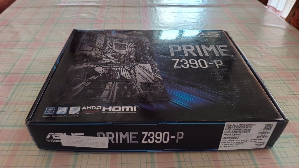 ASUS Prime Z390-P, Ophalen, LGA 1151, DDR4, Zo goed als nieuw