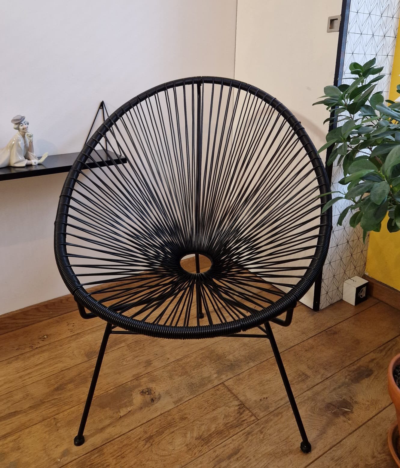 Black Acapulco Chair, Huis en Inrichting, Ophalen, Zo goed als nieuw