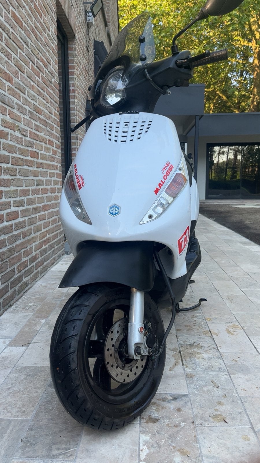 Piaggio Zip 4T Full Malossi 80cc – Zeer nette staat, Fietsen en Brommers, Scooters | Piaggio, Zo goed als nieuw, Zip, Klasse A (25 km/u)