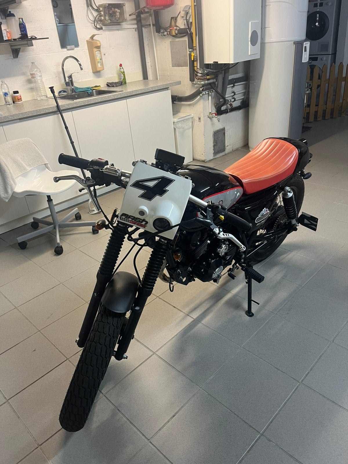 Mash dirt track 50cc, Ophalen, Klasse B (45 km/u), Zo goed als nieuw, 4 versnellingen