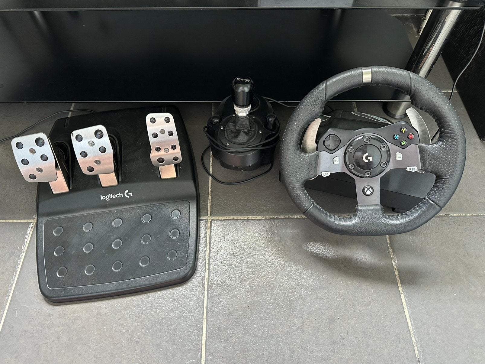 Logitech g920 stuur xbox/pc + shifter, Computers en Software, Joysticks, Ophalen of Verzenden, Zo goed als nieuw