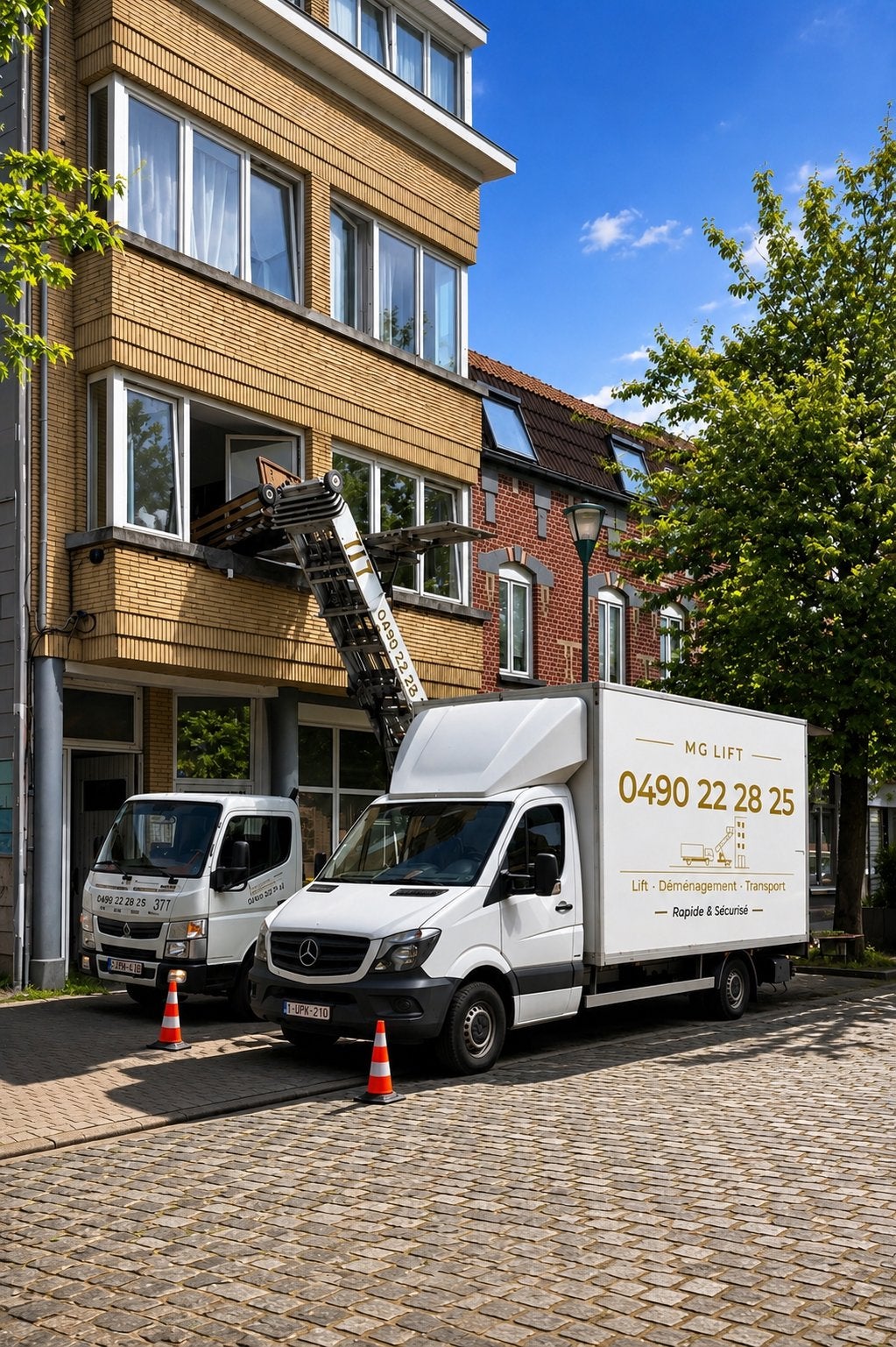 MG LIFT 7/7 + VERHUISWAGEN 📞 0490 22 28 25 📞
