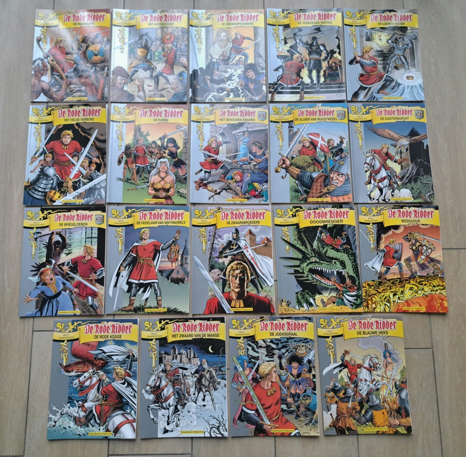 lot strips: De Rode Ridder, Ophalen of Verzenden, Zo goed als nieuw