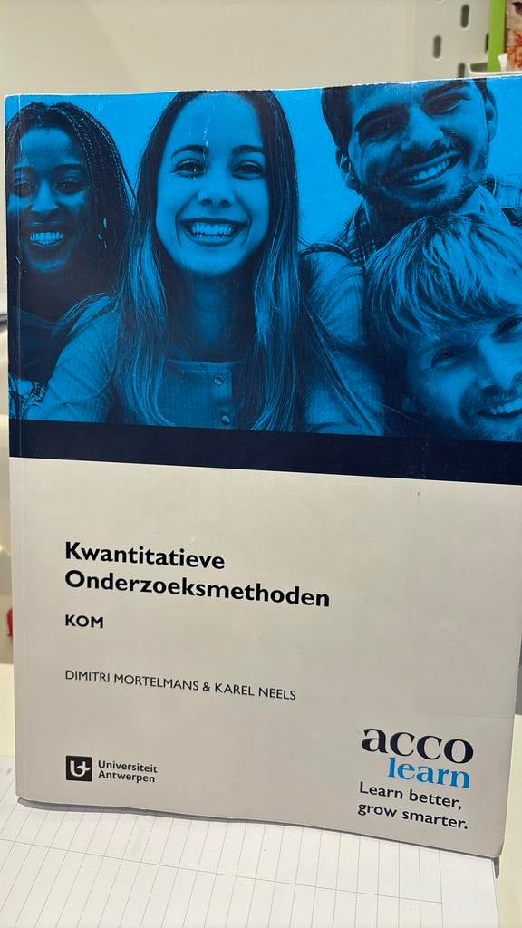 Dimitri Mortelmans - Kwantitatieve Onderzoeksmethoden, Boeken, Ophalen of Verzenden, Dimitri Mortelmans