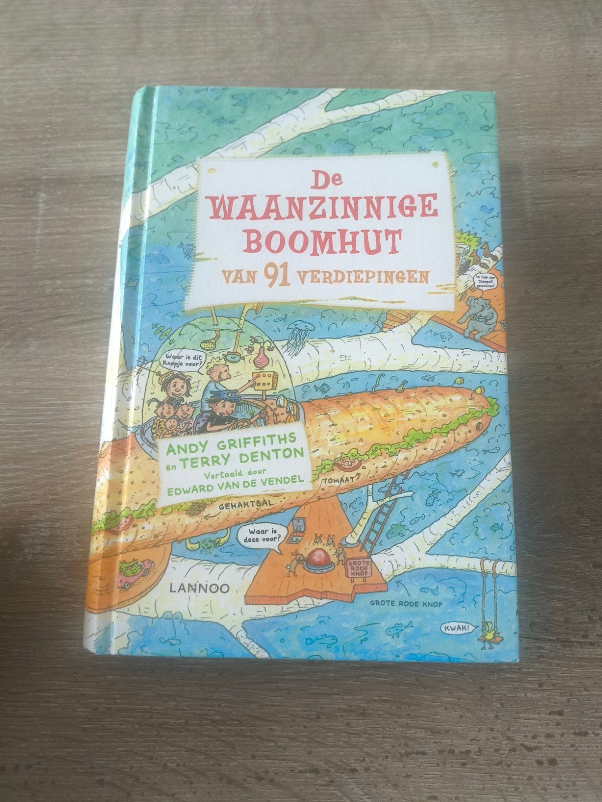 Terry Denton - De waanzinnige boomhut van 91 verdiepingen, Terry Denton; Andy Griffiths, Fiction général, Comme neuf, Enlèvement