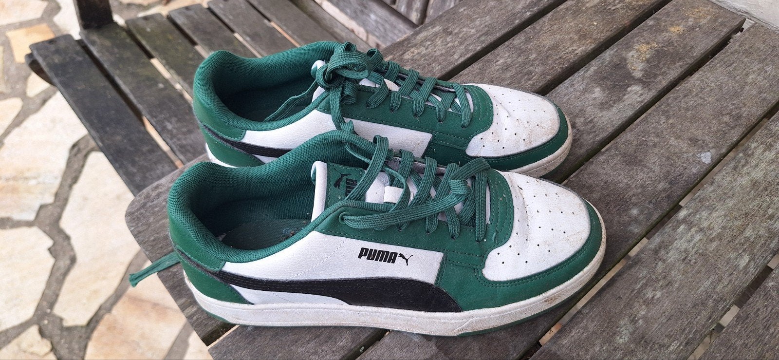Sneaker Puma verte, Puma, Enlèvement ou Envoi, Autres couleurs, Porté