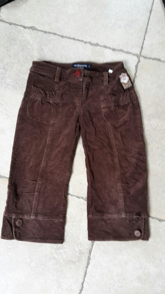 Merk McGregor: velvet broek mt 140 (zie foto's), Kinderen en Baby's, Kinderkleding | Maat 140, Broek, Gebruikt, McGregor, Meisje