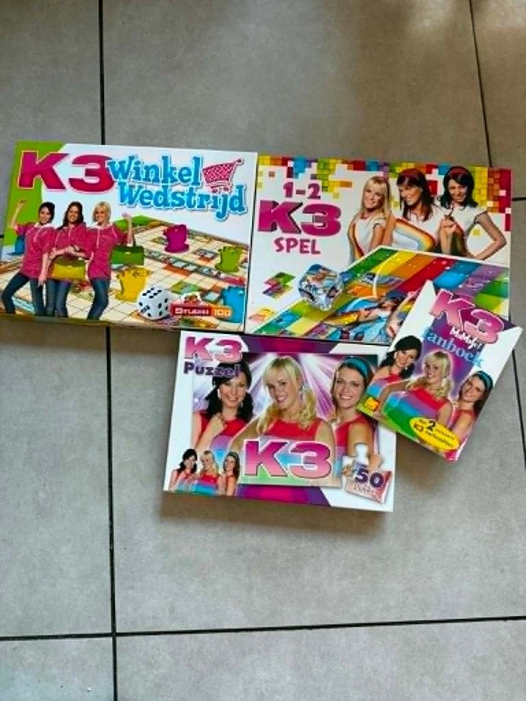 K3 Pakket (Karen, Kristel & Josje, Een of twee spelers, Ophalen, Gebruikt, Studio 100