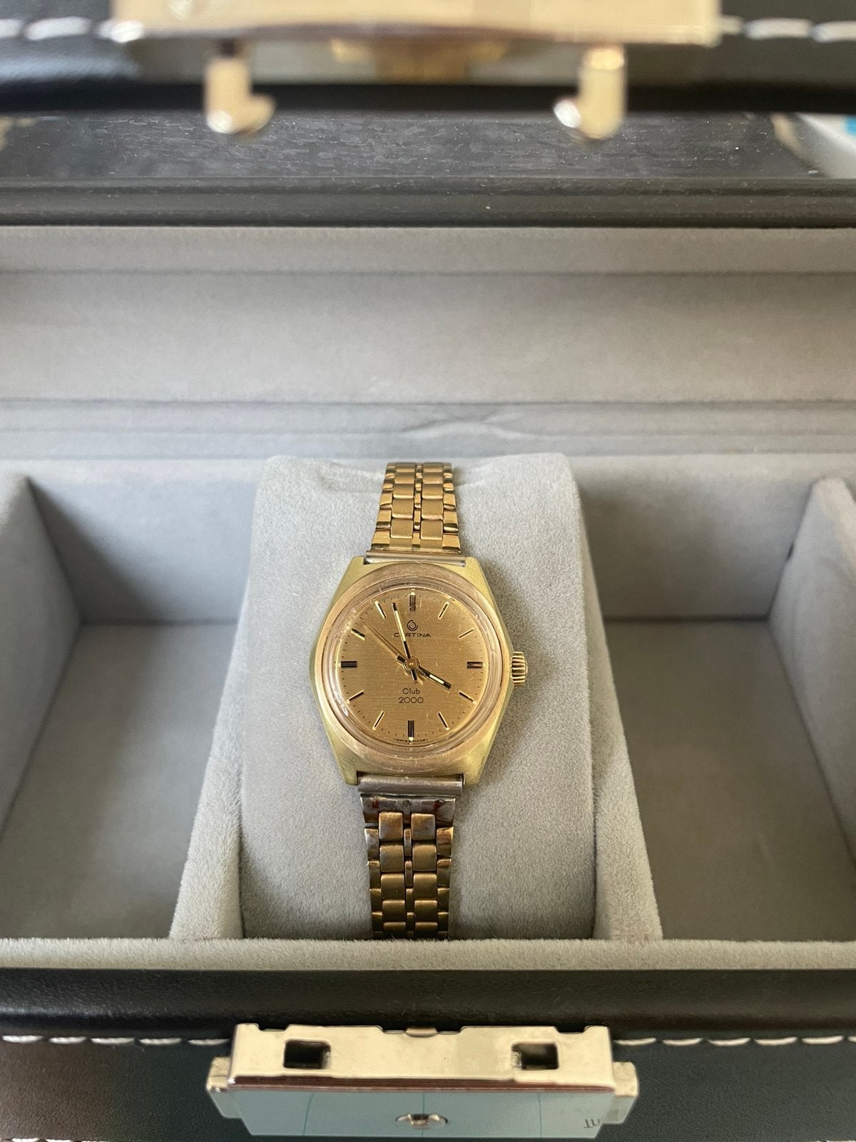 Vintage Certina Club 2000 ladies, Staal, Gebruikt, Polshorloge, Ophalen of Verzenden