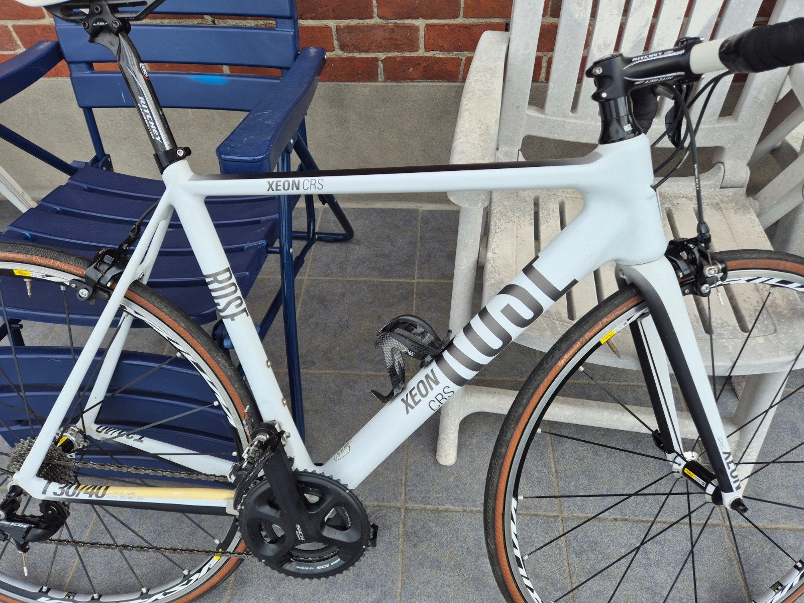 Rose Xeon CRS – vélo de route Full Carbone – Shimano 105, Enlèvement