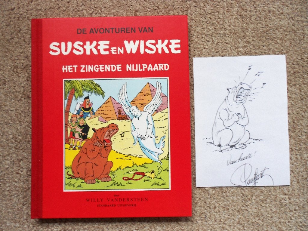 Suske en Wiske 16 -Het Zingende Nijlpaard -hardc +tek Geerts, Boeken, Stripverhalen, Willy Vandersteen, Eén stripboek, Nieuw, Ophalen of Verzenden