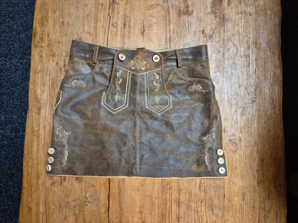 Leren dameshosen rok, Kleding | Dames, Maat 42/44 (L), Ophalen of Verzenden, Zo goed als nieuw, MarJo