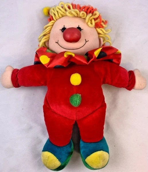Jouet en peluche Commonwealth Jesty Clown Squeaky Belly vint, Enfants & Bébés, Jouets | Peluches, Comme neuf, Autres types, Overige karakters