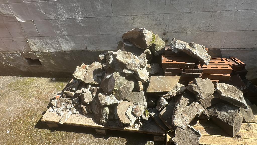 Gratis natuursteen, Ophalen, Gebruikt, Overige typen, 5 tot 10 m²