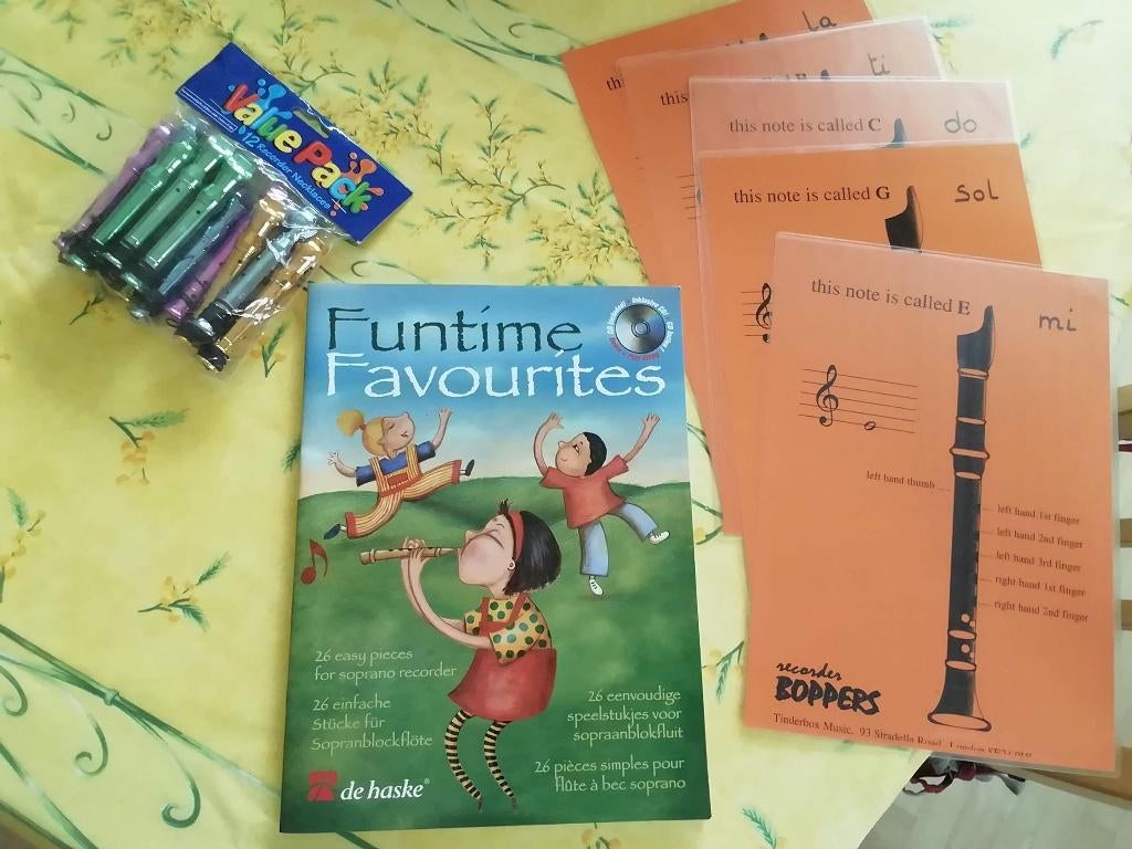 Bladmuziek voor beginners met cd voor sopraanblokfluit, Muziek en Instrumenten, Ophalen, Klassiek, Les of Cursus, Zo goed als nieuw