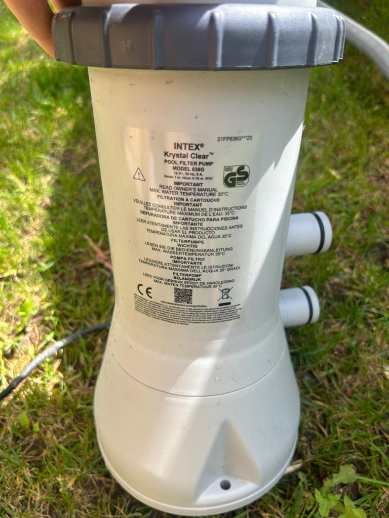 Intex zwembadpomp 638 G, Tuin en Terras, Ophalen, Zo goed als nieuw, Zwembadpomp