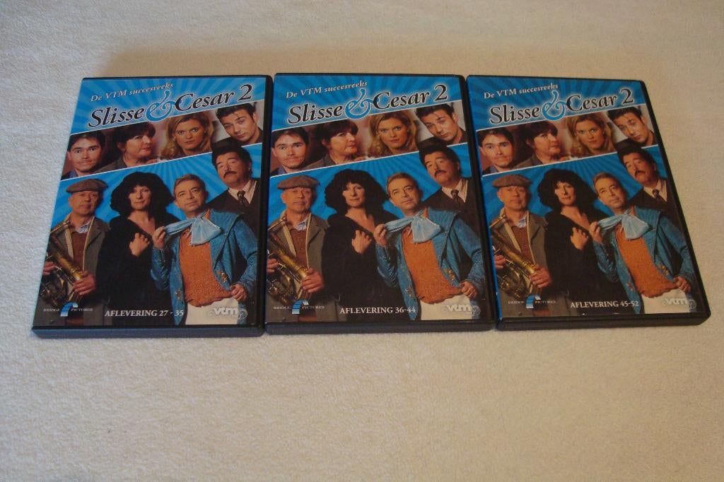 dvd box slisse & cesar seizoen 2, Ophalen of Verzenden, Komedie