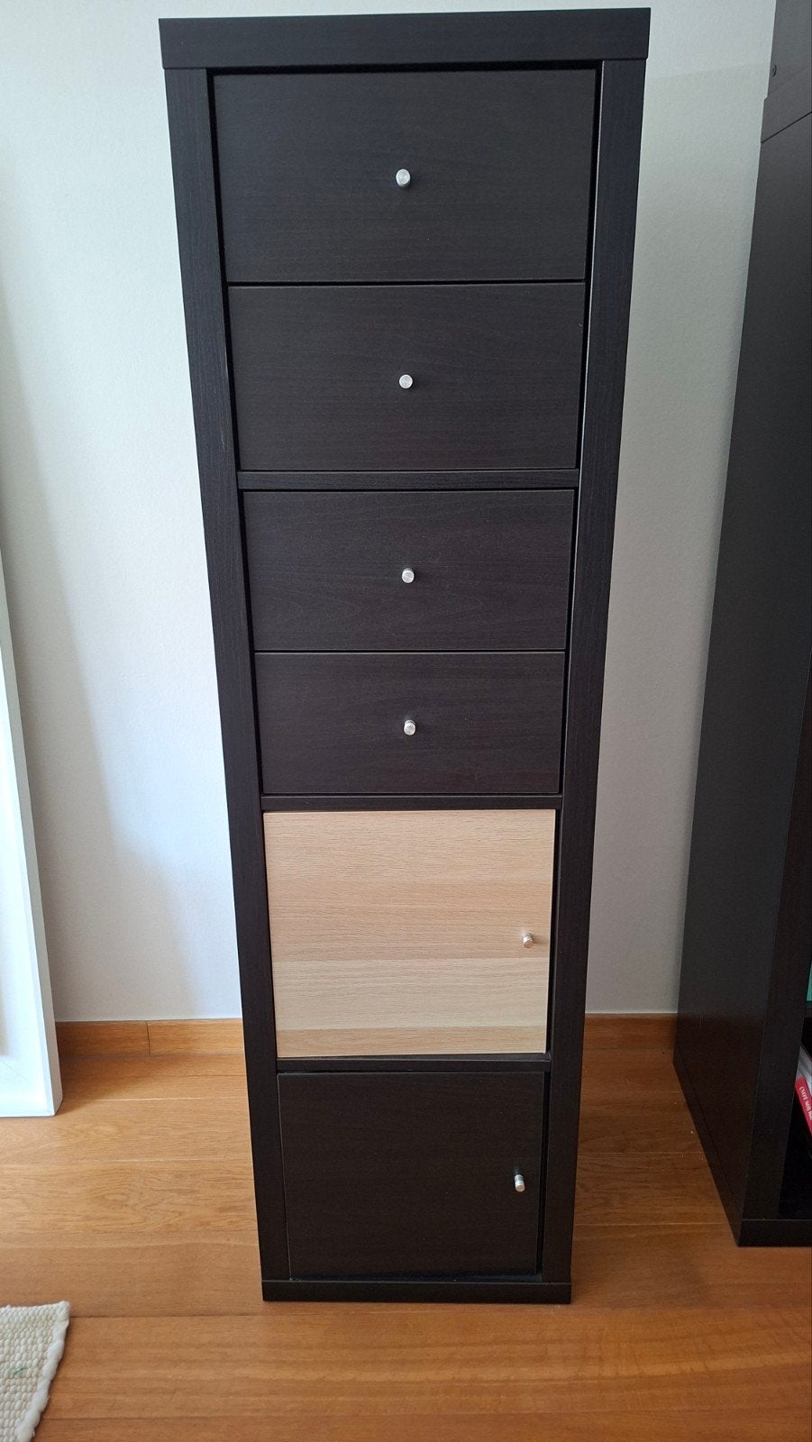 Kallax kast met 4 lades en 2 kastdeurtjes, Maison & Meubles, Armoires | Commodes, Enlèvement