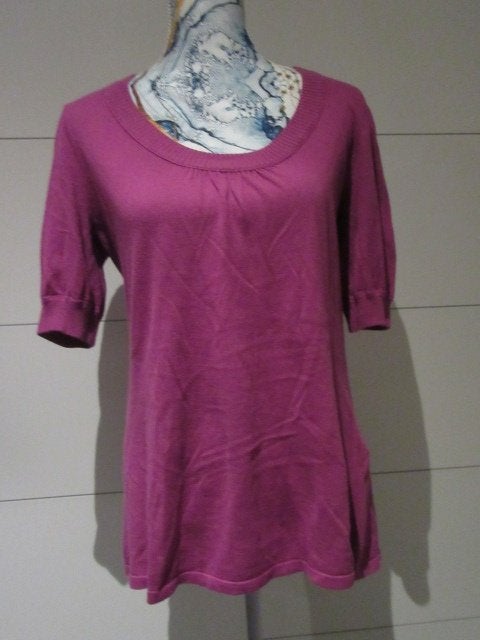 Paarse dames blouse - shirt - Biaggini - Medium - gedragen, Vêtements | Femmes, Biaggini, Taille 38/40 (M), Enlèvement ou Envoi