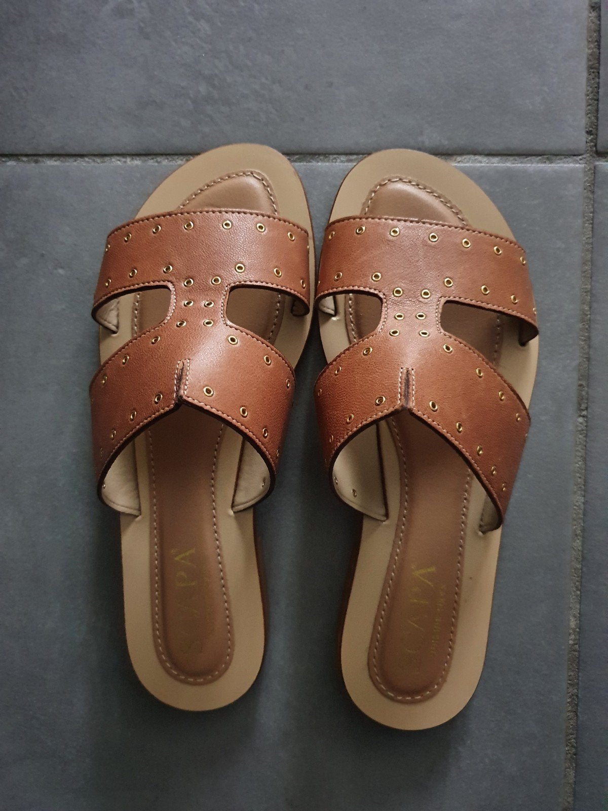 Nieuwe slippers van Scapa maat 36, Slippers, Scapa, Bruin, Nieuw