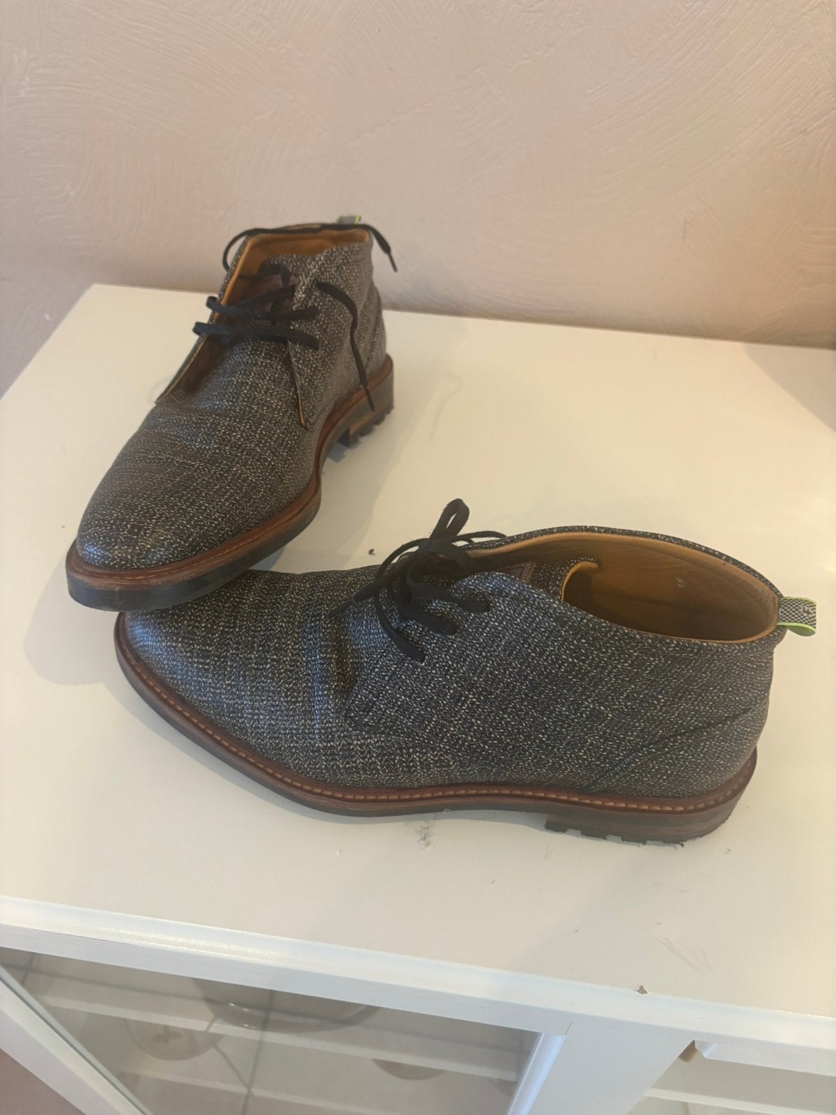 Lederen bodjes van Floris van Bommel, Overige kleuren, Ophalen of Verzenden, Zo goed als nieuw, Veterschoenen