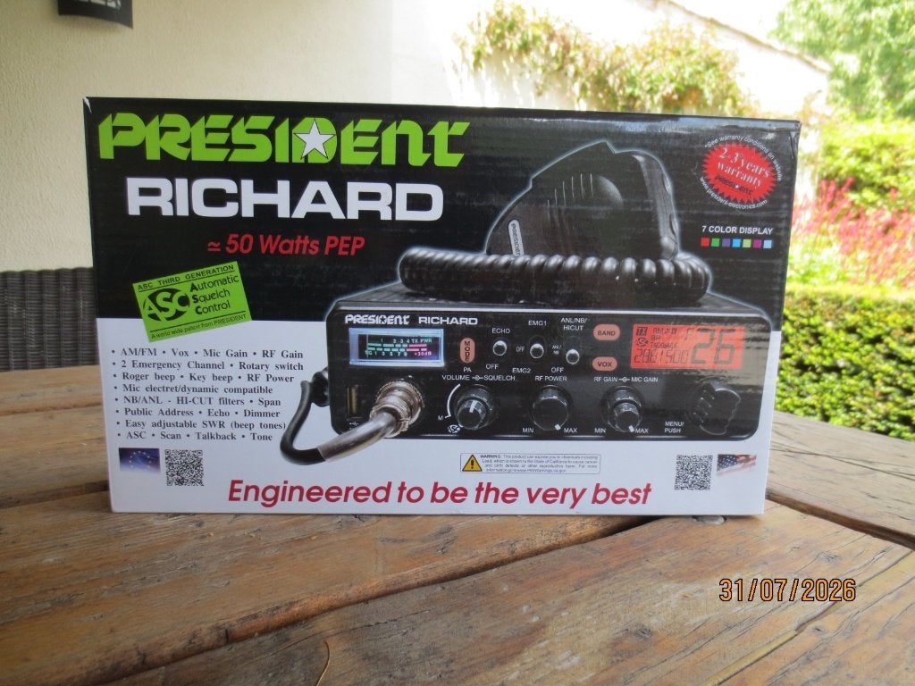 NIEUWE PRESIDENT RICHARD EXPORT, Enlèvement ou Envoi, Neuf, Émetteur et Récepteur